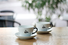 Laden Sie das Bild in den Galerie-Viewer, Große Cappuccinotasse 2-teilig