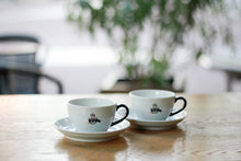 Laden Sie das Bild in den Galerie-Viewer, Kleine Cappuccinotasse 2-teilig